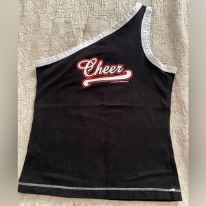 CHEER TANK TOP One Shoulder Shoulder